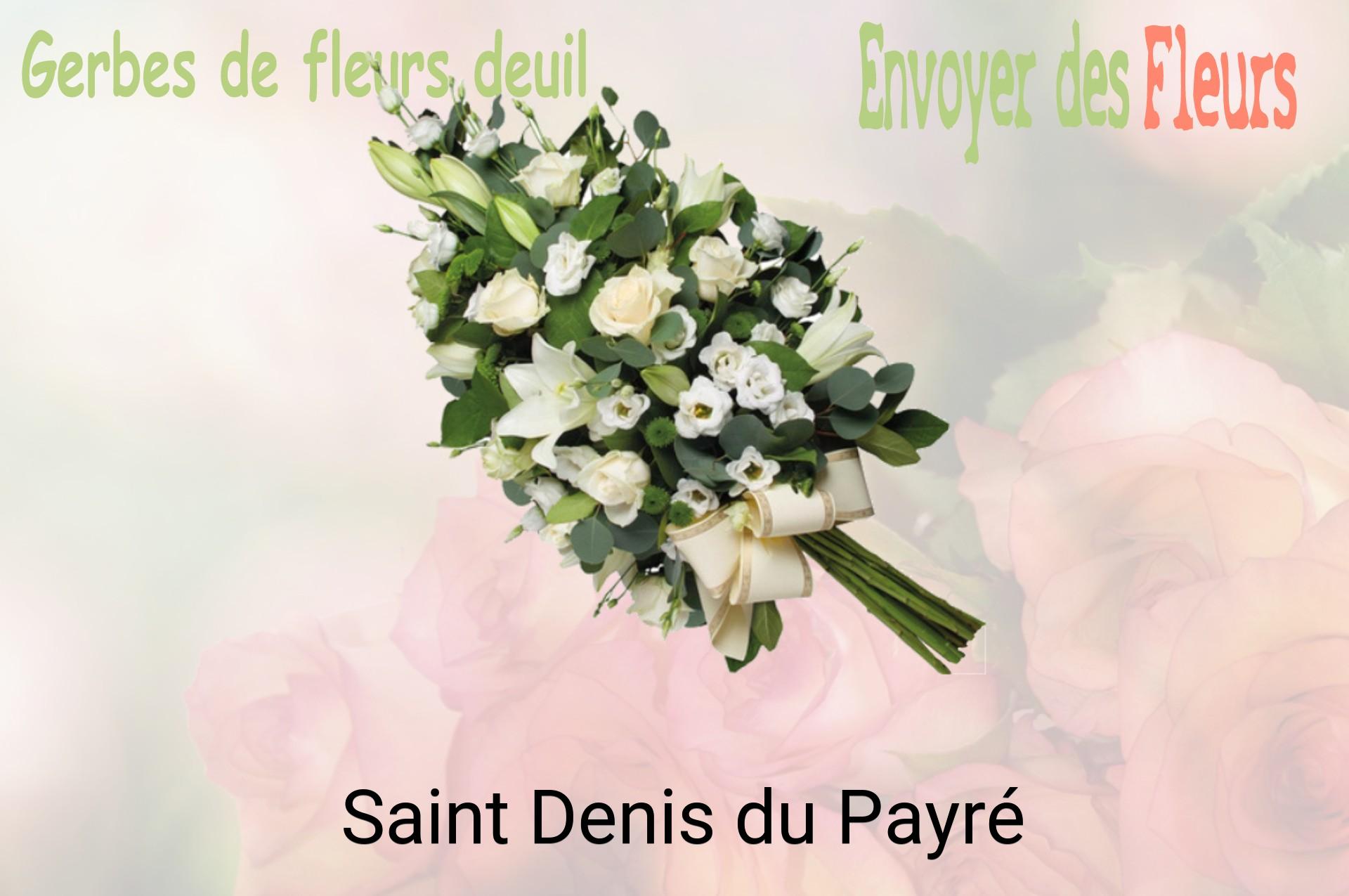 Gerbe de fleurs de deuil livrée à Saint-Denis-du-Payré